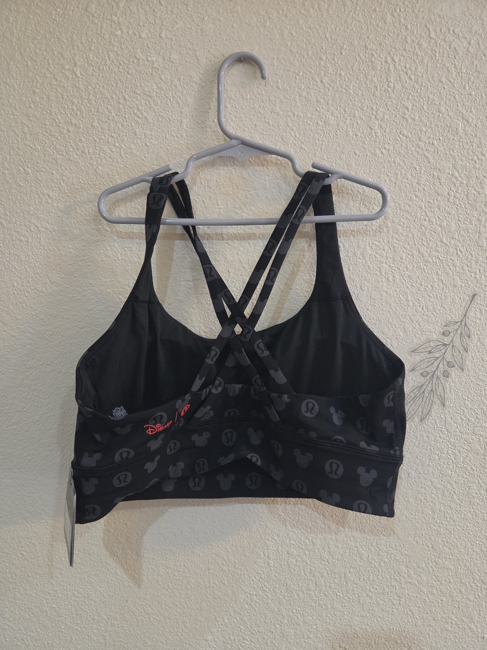 Lululemon x Disney Mickey Logo Energy Longline Sports Bra 10 - Picture 3 of 9